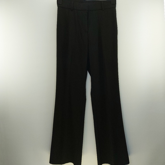 NWOT Chapter One Business Casual Black Straight/ Wide Leg Pants Size 4 - Picture 3 of 7